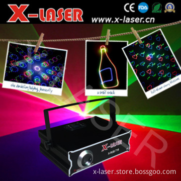 RGB Full Color Animation Laser Light with SD+Animation Fireworks+Beam Disco Laser 500mw Light